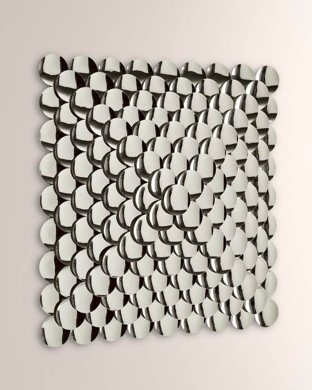 Pyramid Wall Decor - Nickel