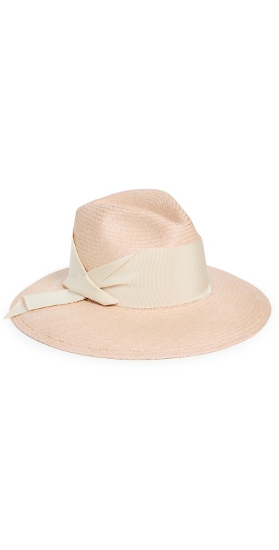 Freya Gardenia Straw Hat Blush/Ivory