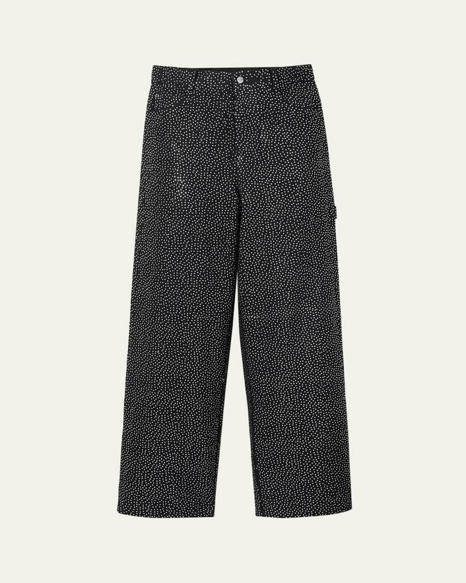 Glam Crystal Oversized Jeans