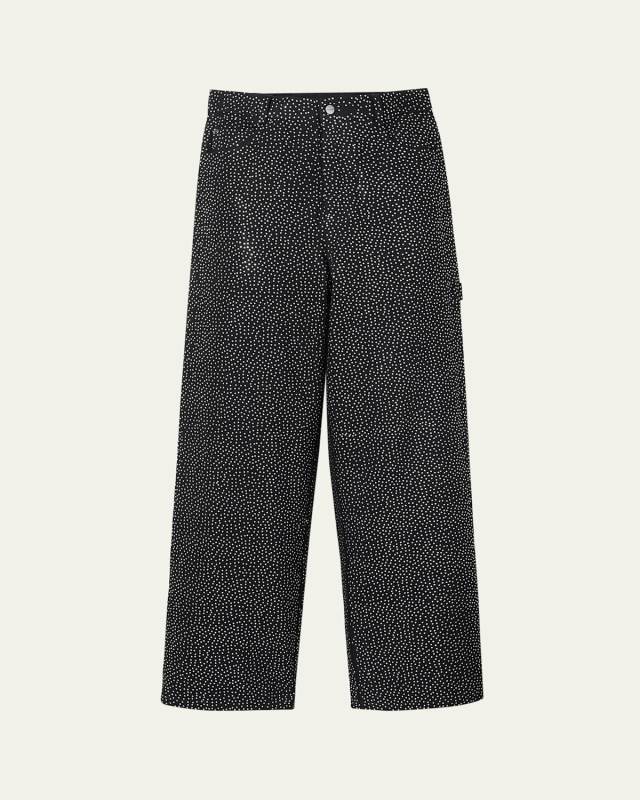 Glam Crystal Oversized Jeans