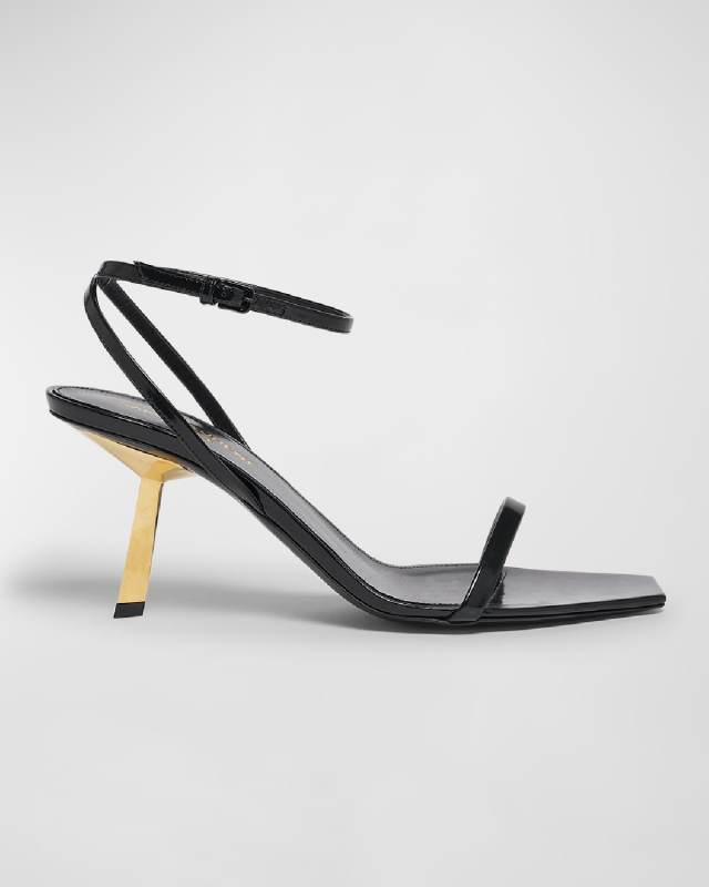 Lee Leather Ankle-Strap Sandals