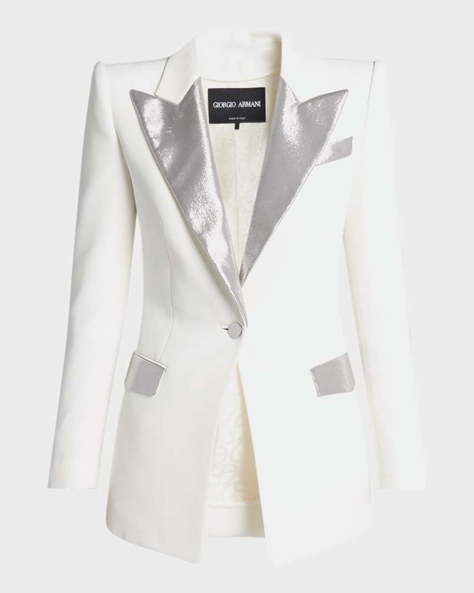 Lame Silk Tuxedo Jacket