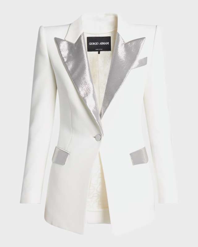 Lame Silk Tuxedo Jacket