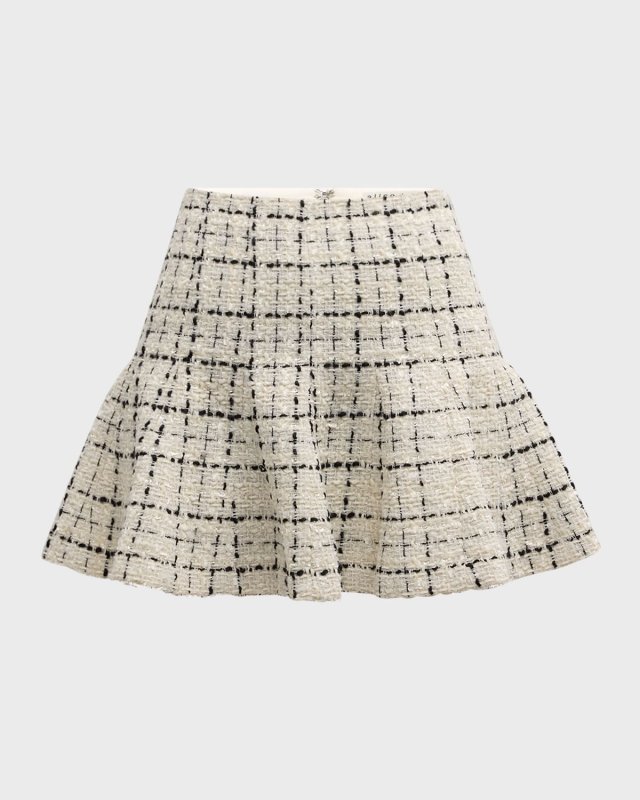 Zona High-Rise Godet Mini Skirt