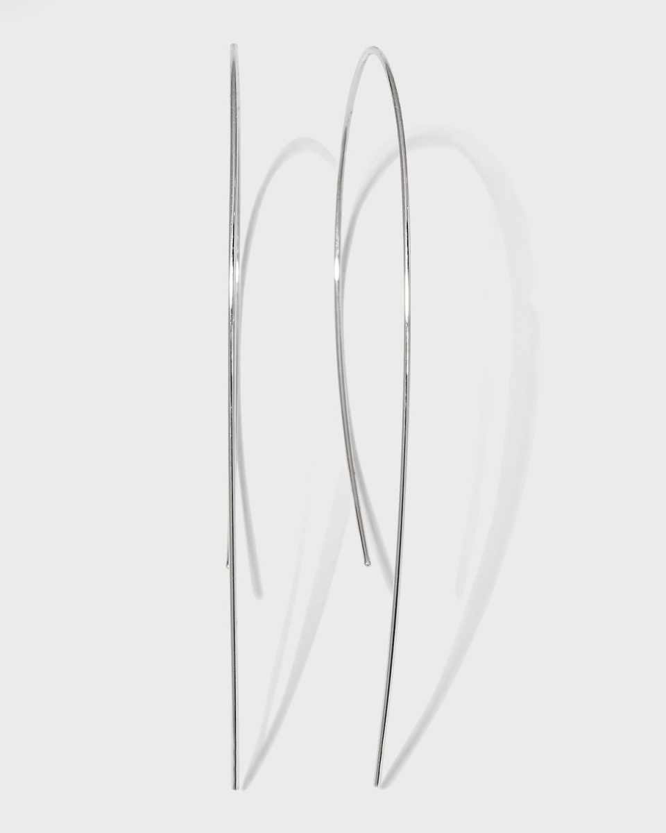 Yellow Gold Hooked On Hoop Earrings