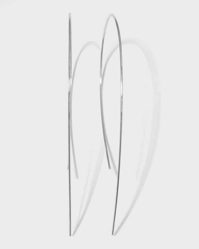 Yellow Gold Hooked On Hoop Earrings