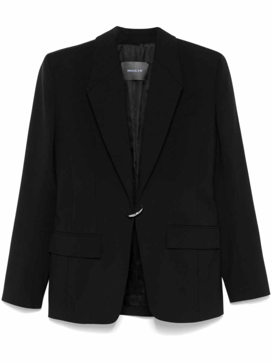 pierced tailored blazer