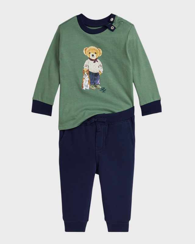 Boy's Two-Piece T-Shirt & Pants Set, Size 3M-24