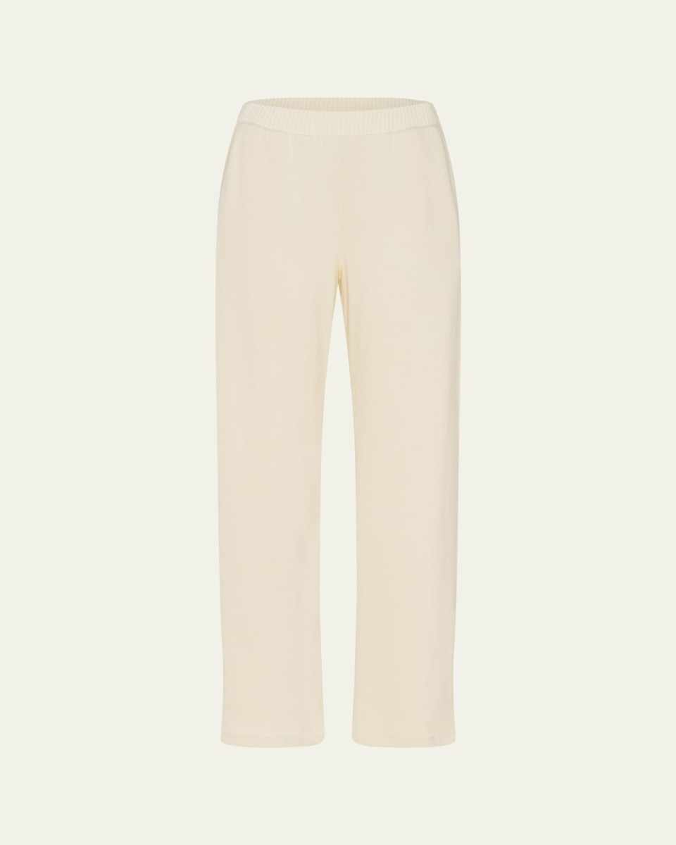 Summer Knits Straight-Leg Lounge Pants