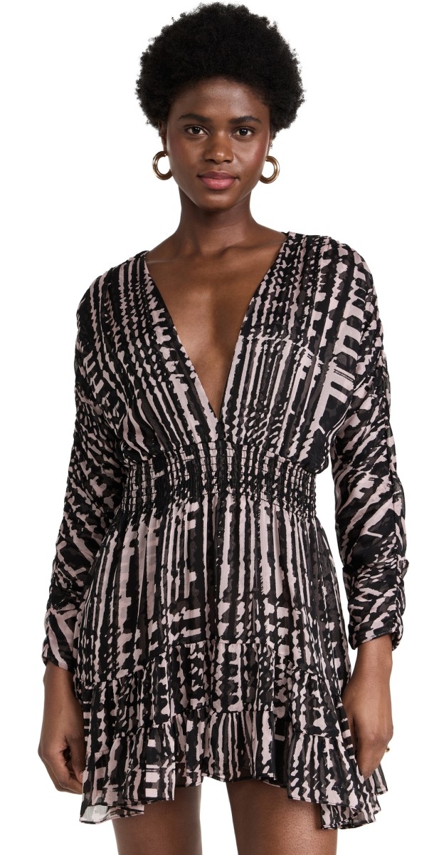 MISA Chiara Dress Holiday Abstraction