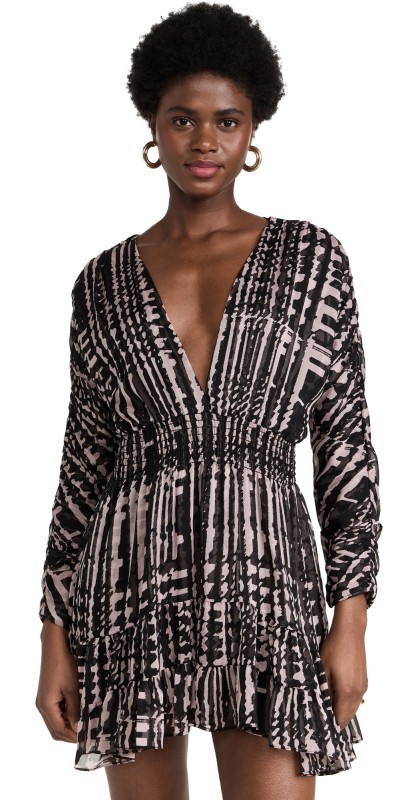 MISA Chiara Dress Holiday Abstraction