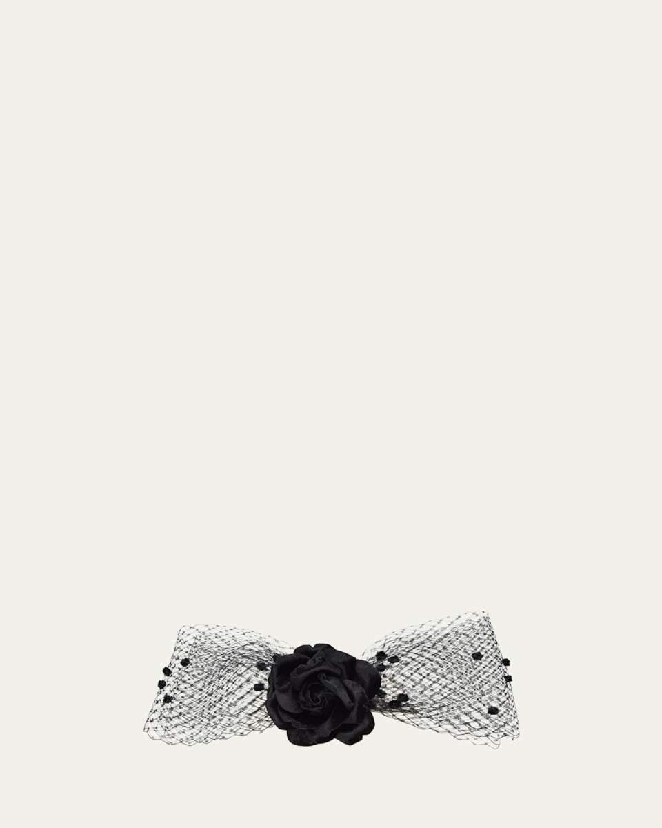 Rebecca Silk Blend Rosette Bow