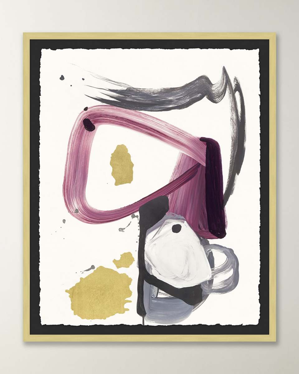 'Plum Lines 2' Wall Art
