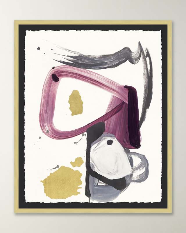 'Plum Lines 2' Wall Art