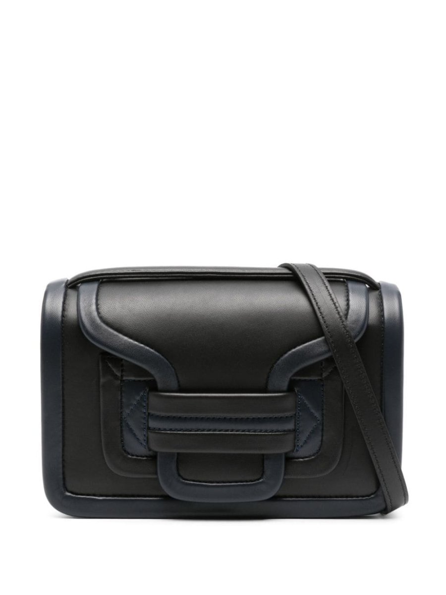 Alpha leather crossbody bag