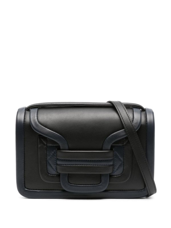 Alpha leather crossbody bag