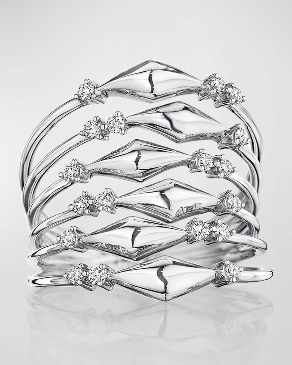 18K Luminus White Gold Ring