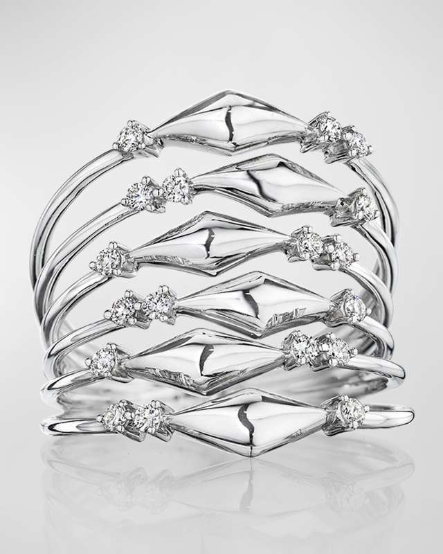18K Luminus White Gold Ring
