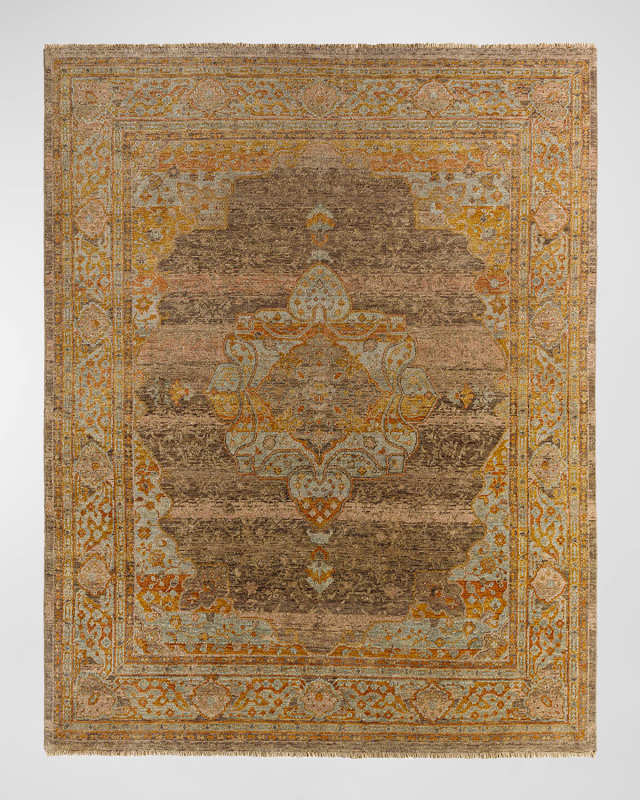 Cappadocia Brown Hand-Knotted Rug, 9' x 13'