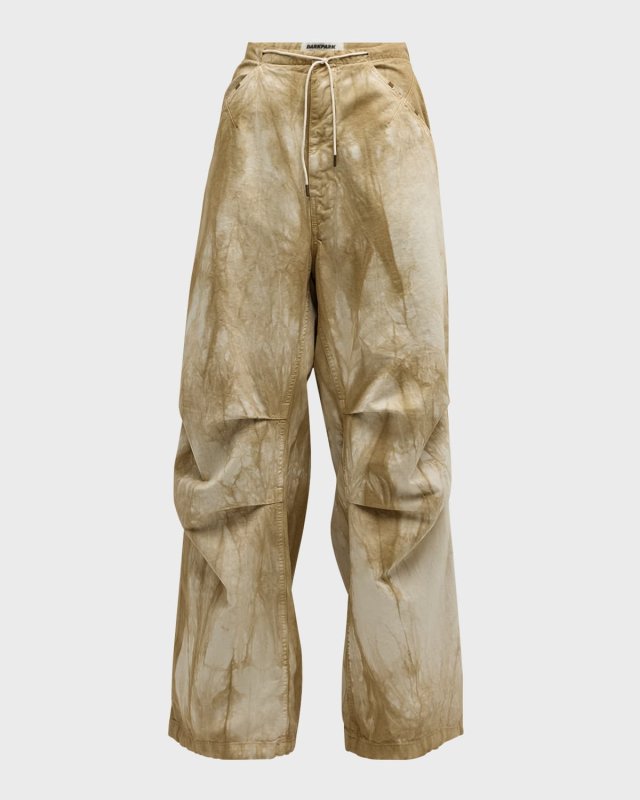 Daisy Tie-Dye Military Trousers