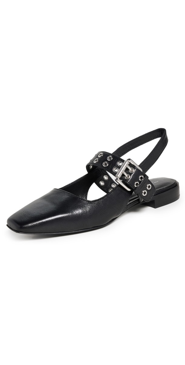 rag & bone Astra Slingback Sandals Black