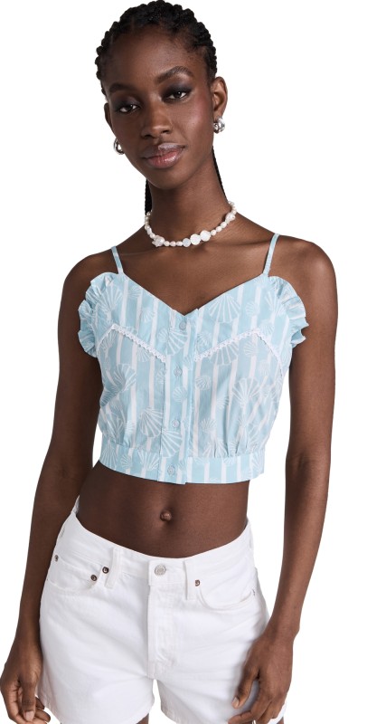 BATSHEVA Beca Blouse Honningtoft Shells
