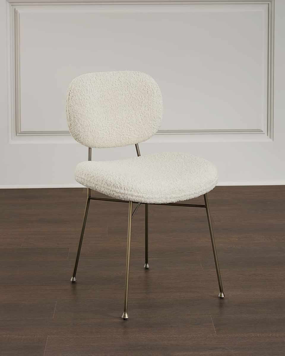 Abner Faux Shearling Chair