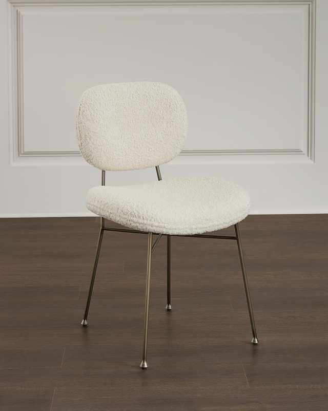 Abner Faux Shearling Chair