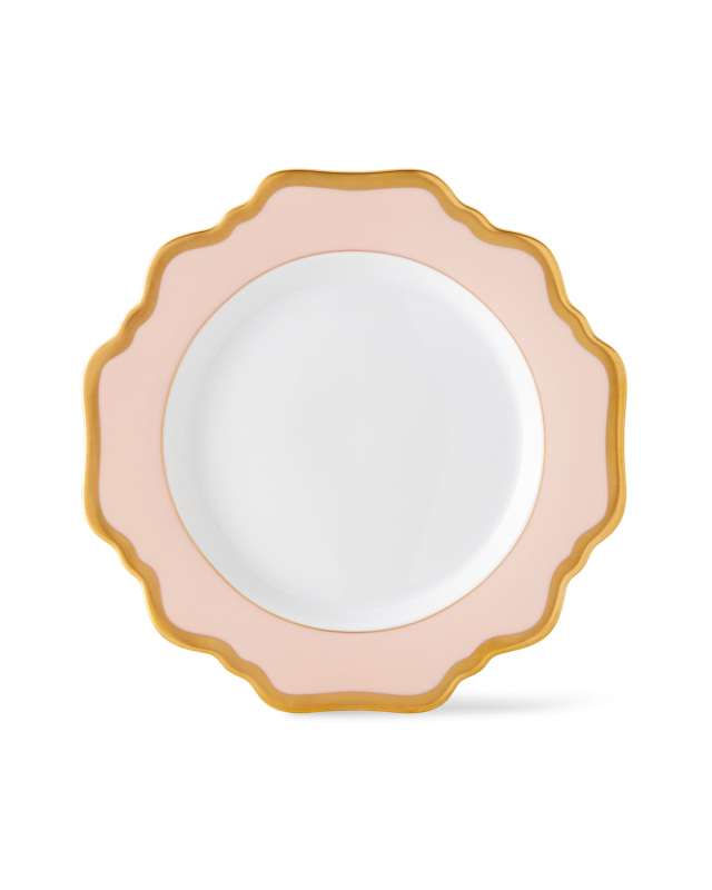 Dusty Rose Rimmed Bread & Butter Plate