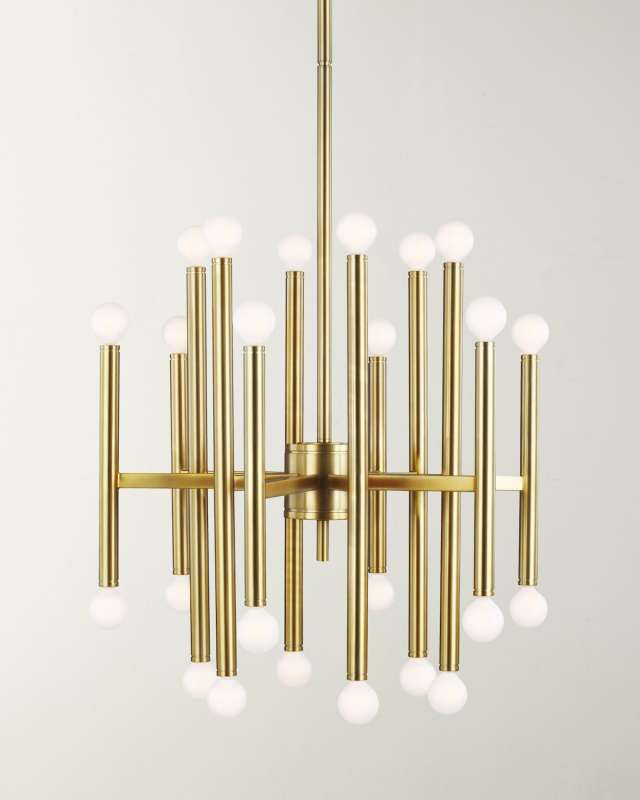 24 - Light Chandelier Beckham Modern By Thomas O'Brien