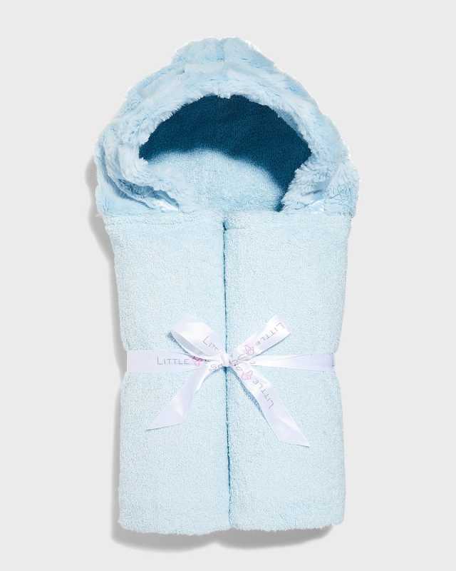 Boy's Plush Hooded Towel