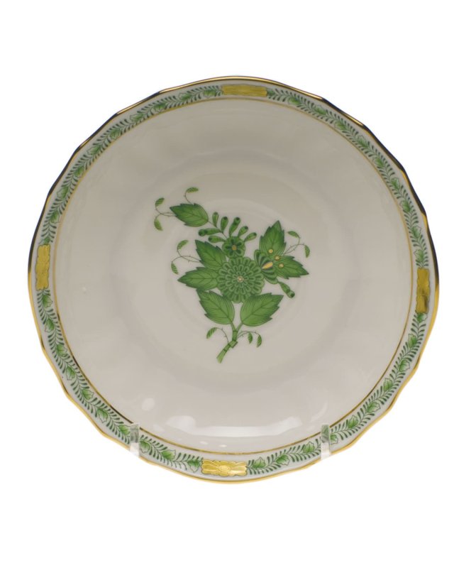 Chinese Bouquet Green Canton Saucer