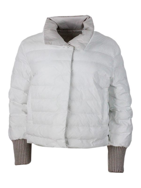 Lorena Antoniazzi Manteau Court - Blanc