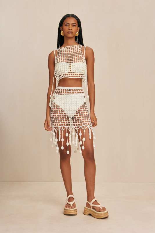 CULT GAIA MOKI CROCHET COVERUP