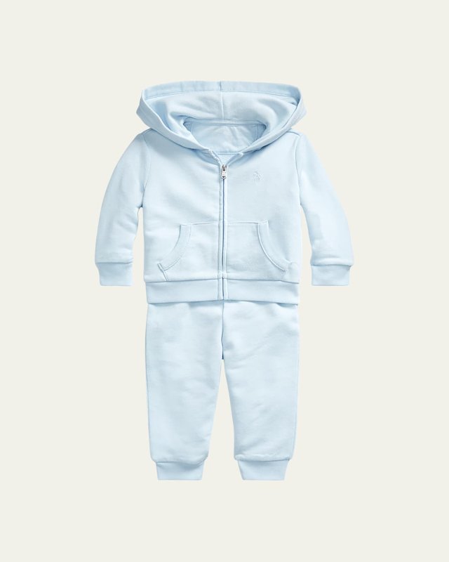 Boy's Atlantic Terry Fleece Jogger Set, Sizes 3M-24