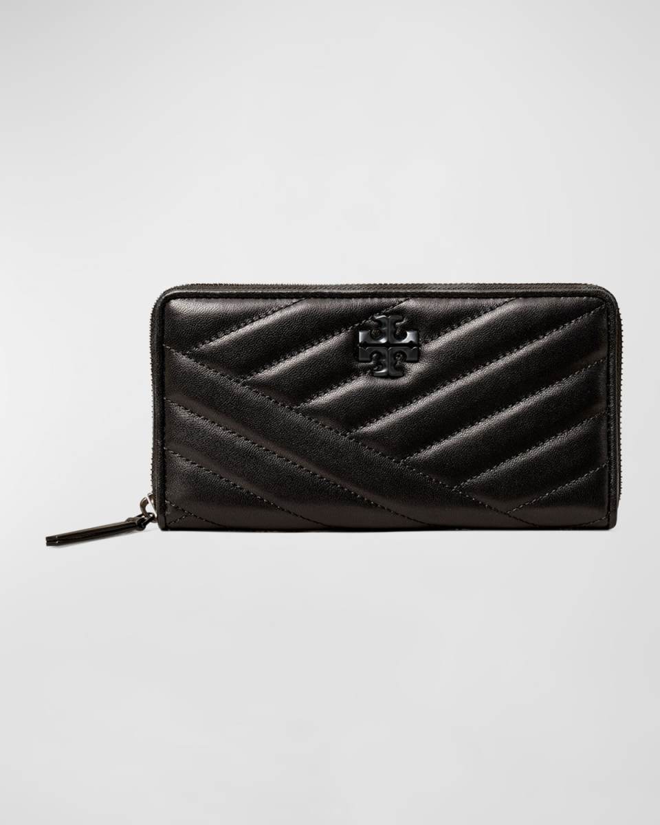 Kira Zip Leather Continental Wallet