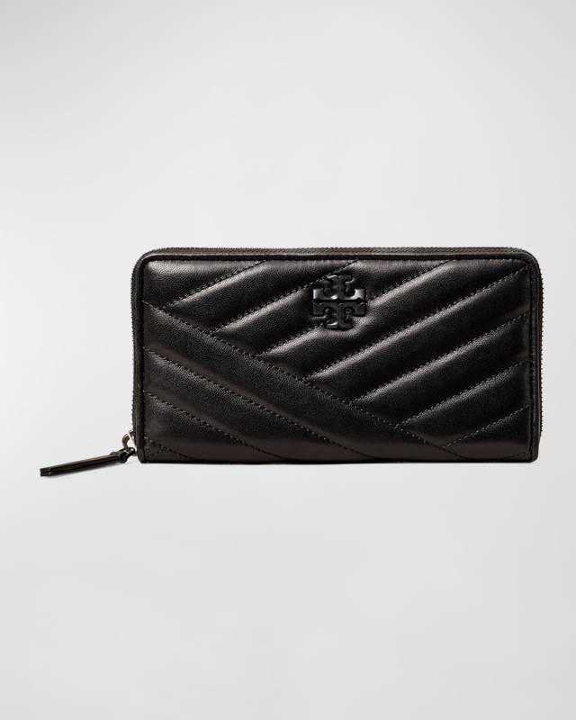 Kira Zip Leather Continental Wallet