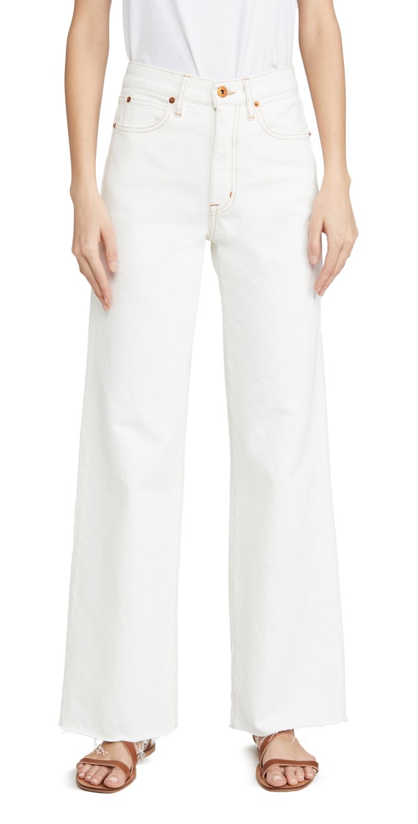 SLVRLAKE Grace Jeans Natural White