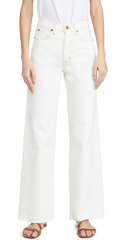 SLVRLAKE Grace Jeans Natural White