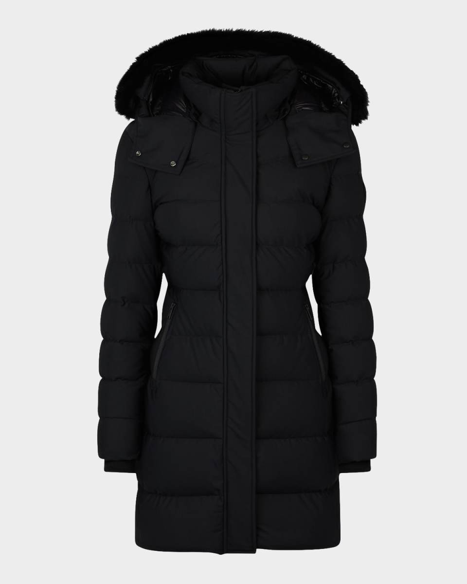 Watershed 3 Parka with Detachable Hood and Shearling Trim