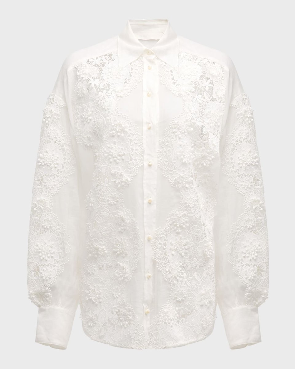 Halliday Lace Flower Shirt