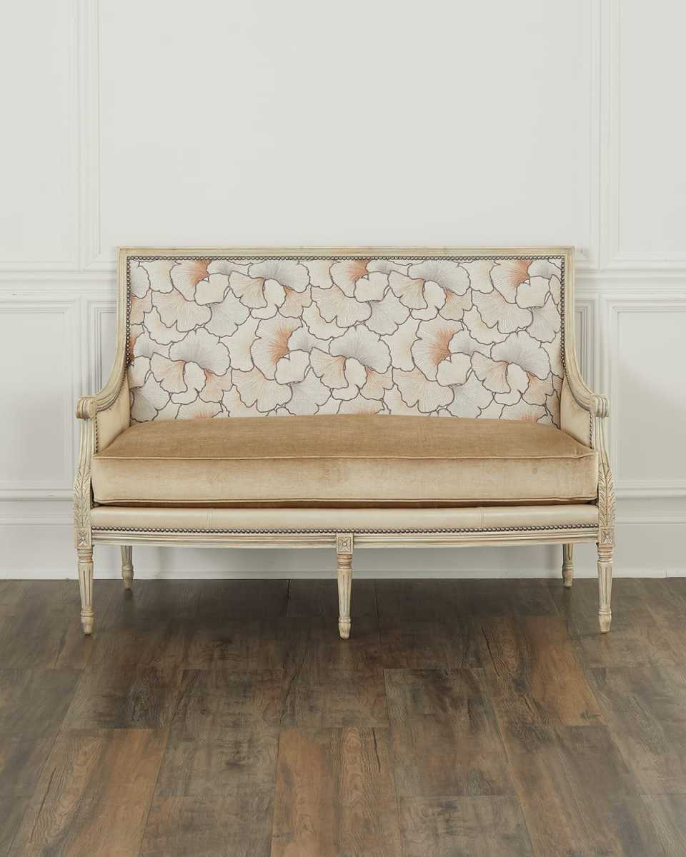 Shai Leather Settee