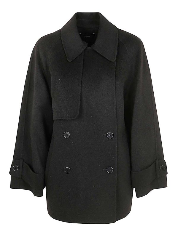 Joseph Manteau Court - Noir