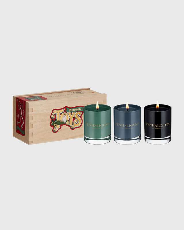 Holiday Mini Candle Set, 3 x 65 g