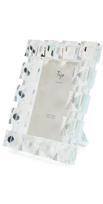 Tizo Design Clear Crystal Frame Diamonds 5x7 Clear