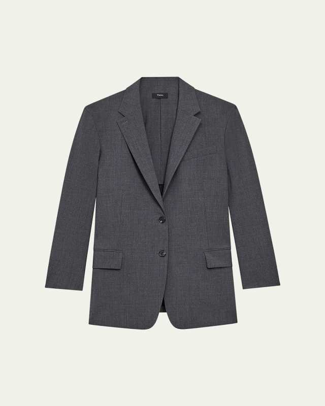 Tailored Oversize Jacket in Good Woo