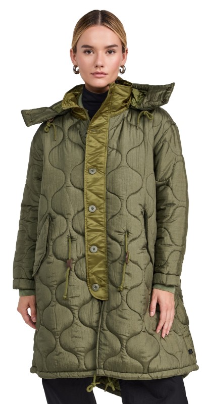 Alpha Industries M-65 Fishtail Puffer W OG-107 Green