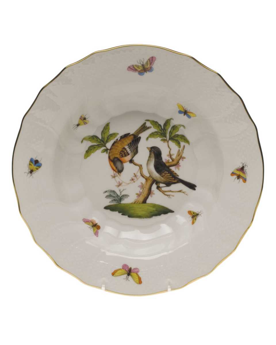 Rothschild Bird Motif 12 Rim Soup Bowl