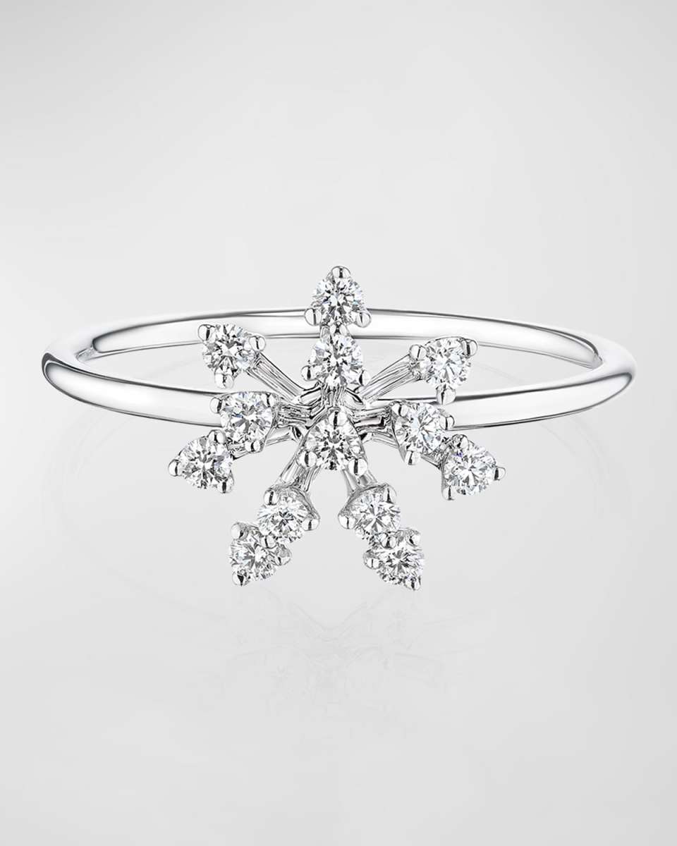 18K Luminus White Gold Ring with VS-GH Diamonds