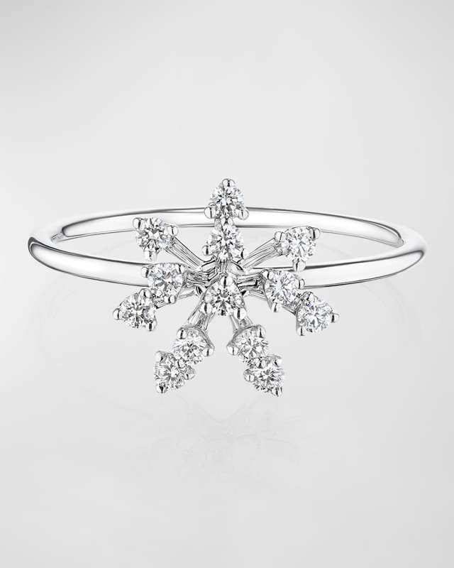 18K Luminus White Gold Ring with VS-GH Diamonds